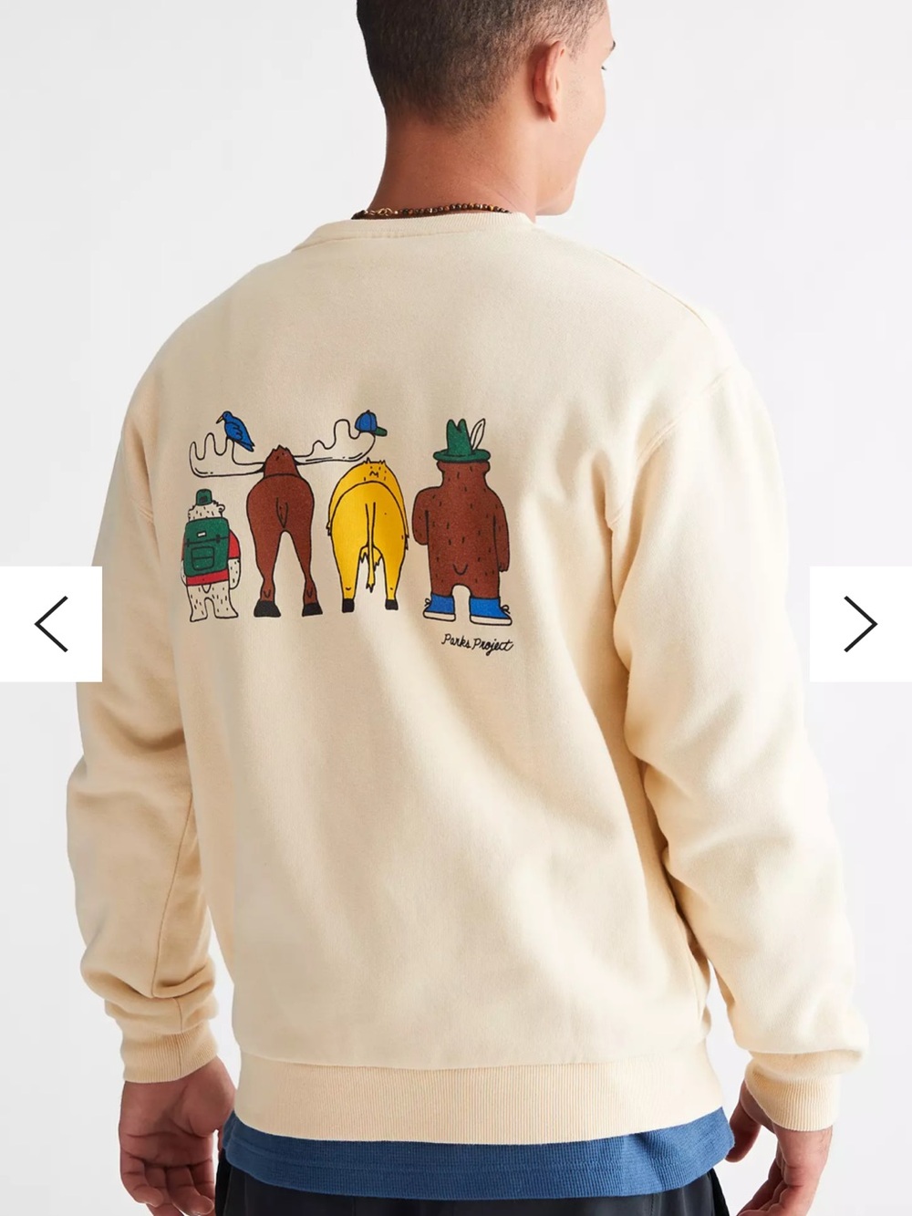 Parks Project Adventure With Friends Crew Neck Sweatshirt sz XS - Picture 2 of 5